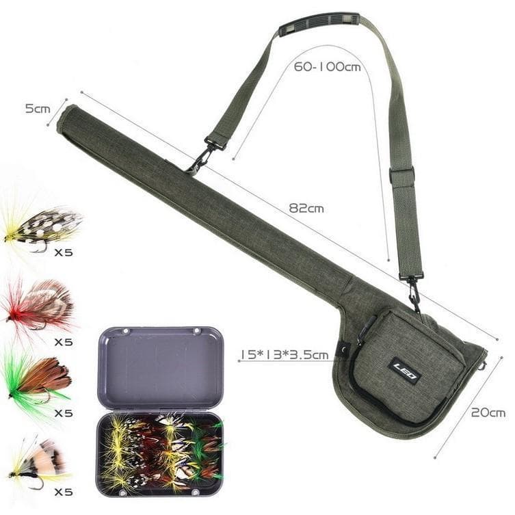 新品 専用バック（黒色）付き　フライフィッシング フライロッド リール
