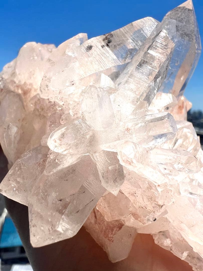 美✨希少✨AAAAピンクヒマラヤレムリアンの神殿✨美しい大天使の女神✨翼のドレス