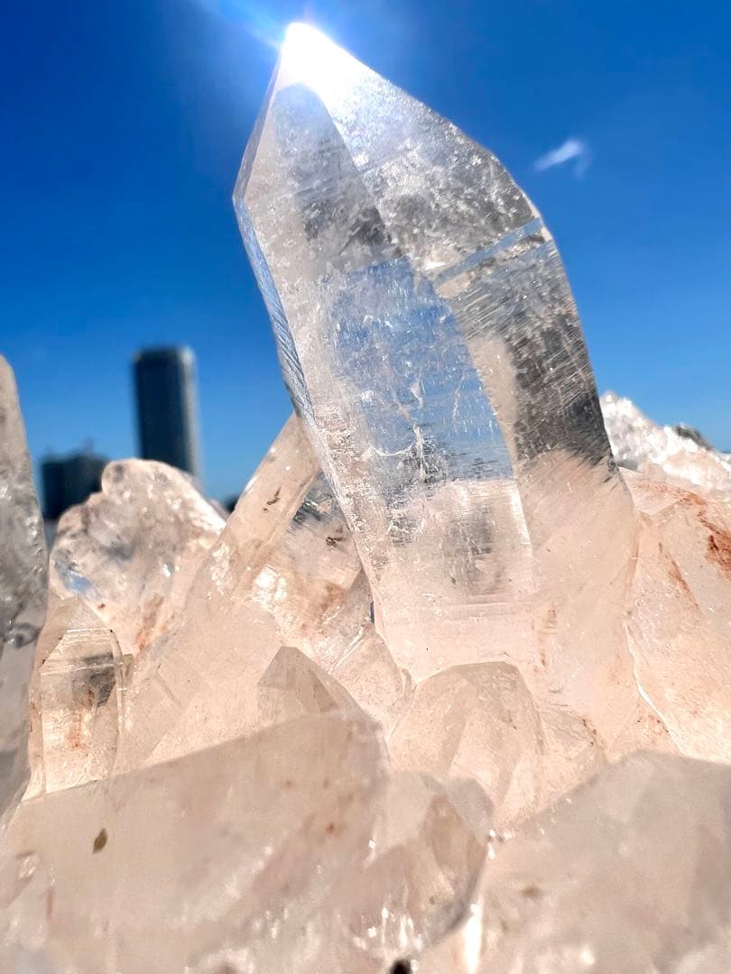 美✨希少✨AAAAピンクヒマラヤレムリアンの神殿✨美しい大天使の女神✨翼のドレス