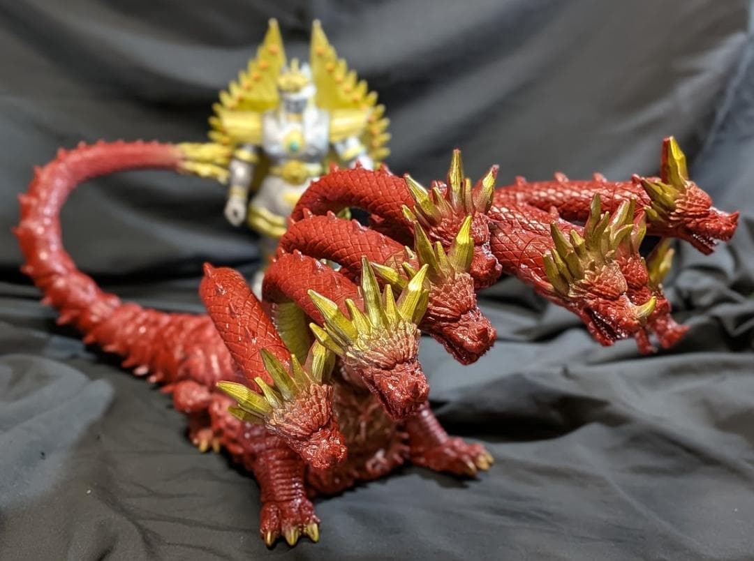 「ヤマトタケル」ヤマタノオロチ＋ウツノイクサガミ（バンダイ）ソフビフィギュア