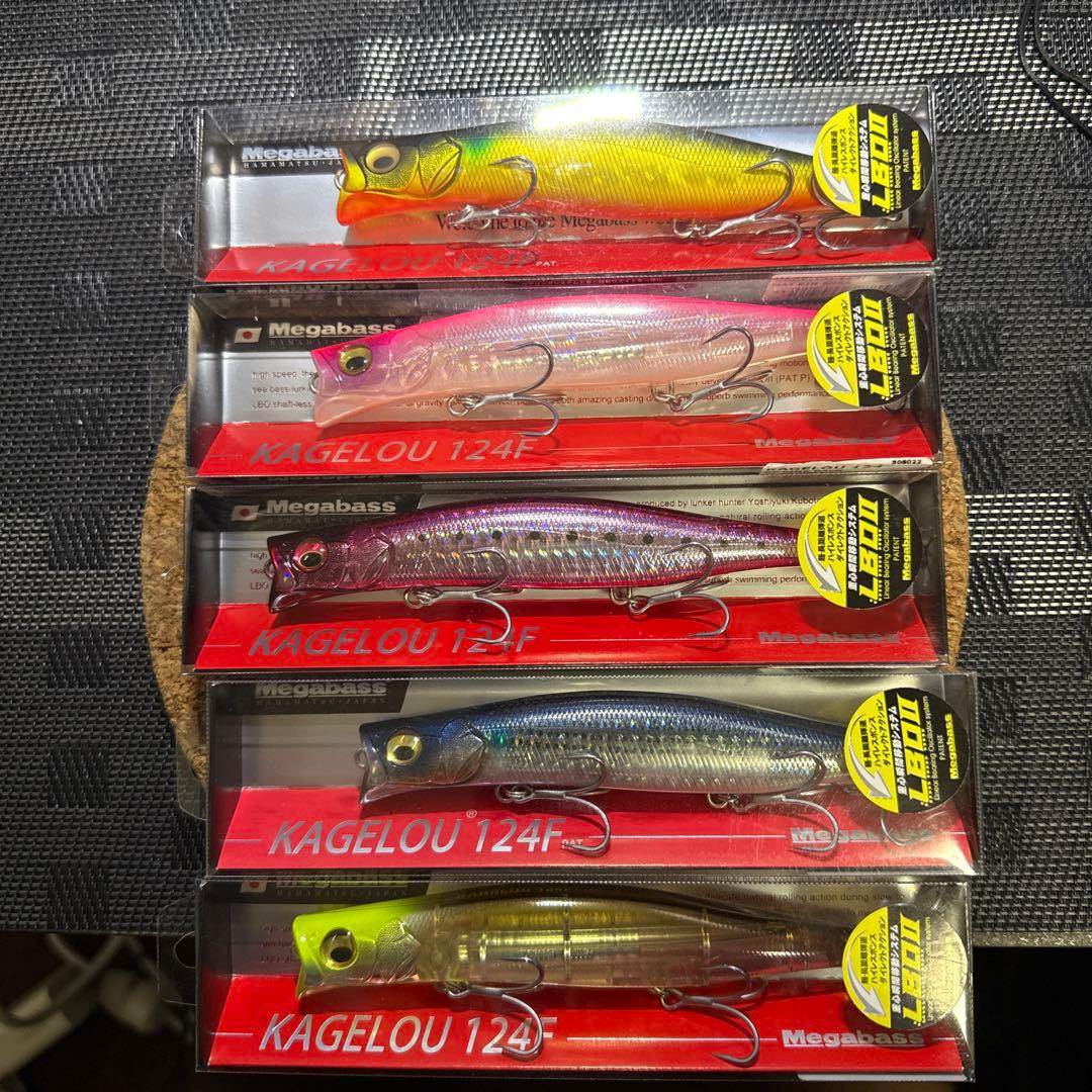 メガバス　カゲロウ124F 5個セット