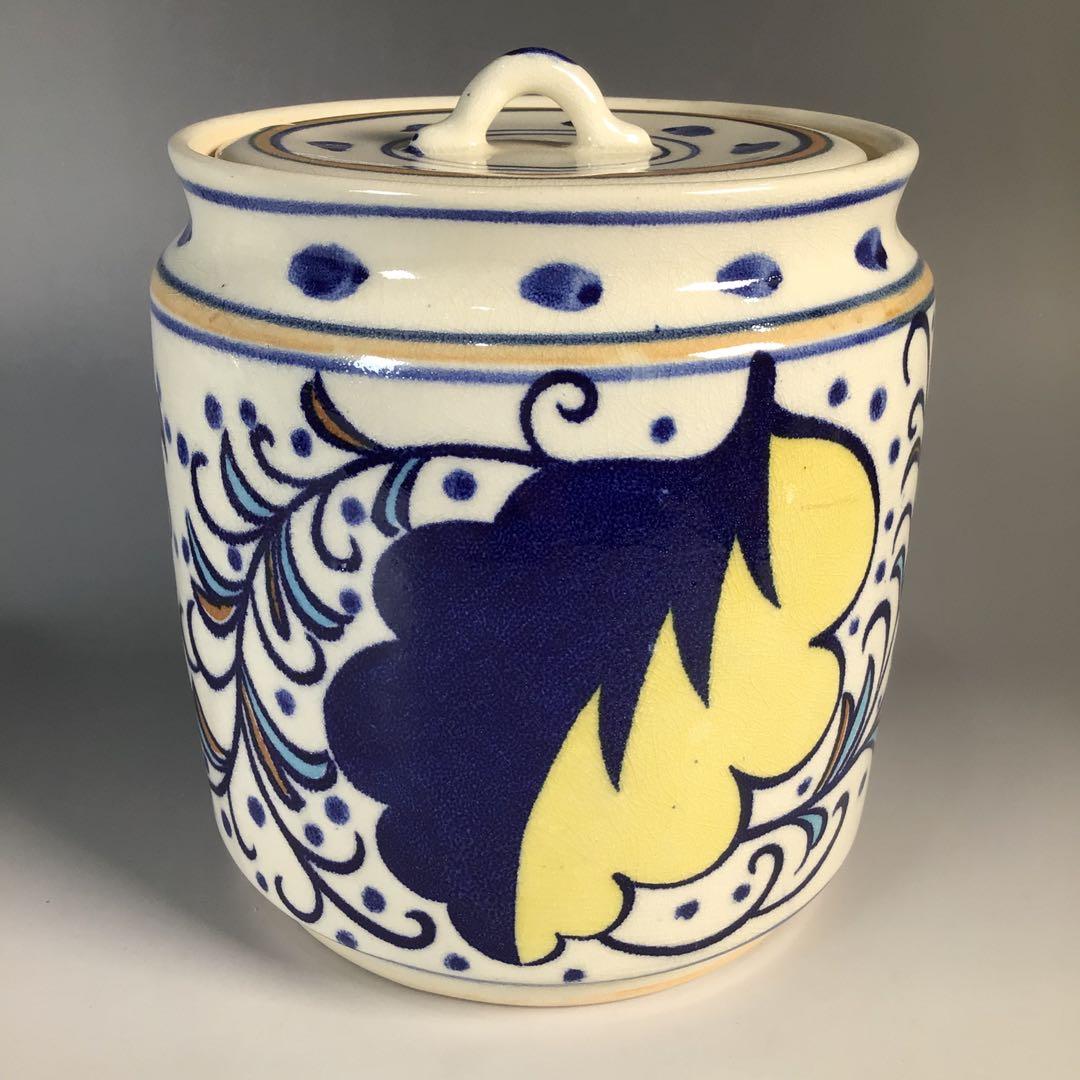 Ｍ６５６　皆具　『横田鳳山造』『オランダ写』『水指　建水　蓋置　杓立』　共箱