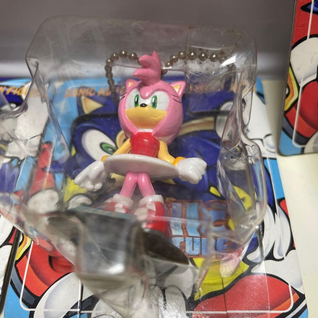 ソニックアドベンチャー キーチェーン フィギュア 1999年 当時物　3個セット