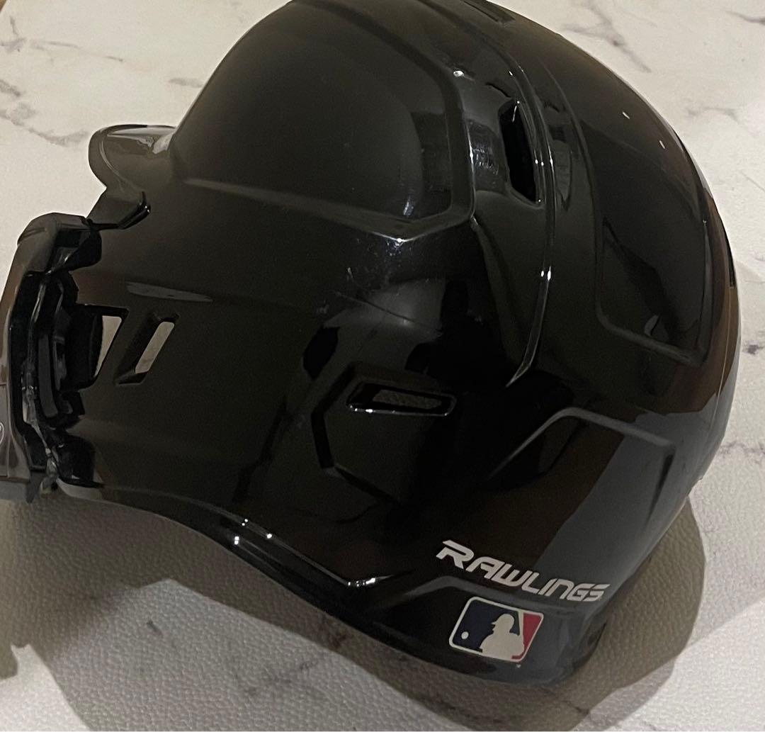 Rawlings フェイスガード付き右打者用ヘルメット
