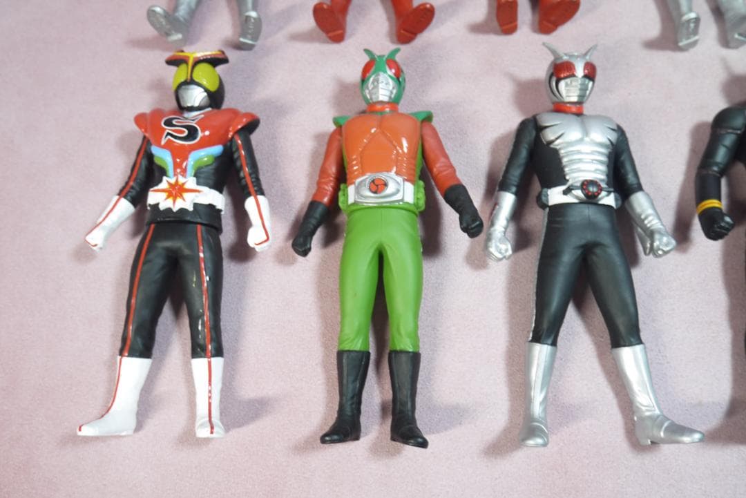 レジェンドライダーシリーズ　仮面ライダー　昭和シリーズ　ソフビ12体