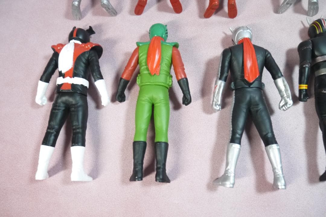 レジェンドライダーシリーズ　仮面ライダー　昭和シリーズ　ソフビ12体
