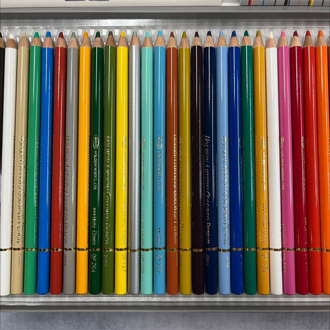 Holbein アーチスト色鉛筆 50色 紙箱セット 未使用 ホルベイン
