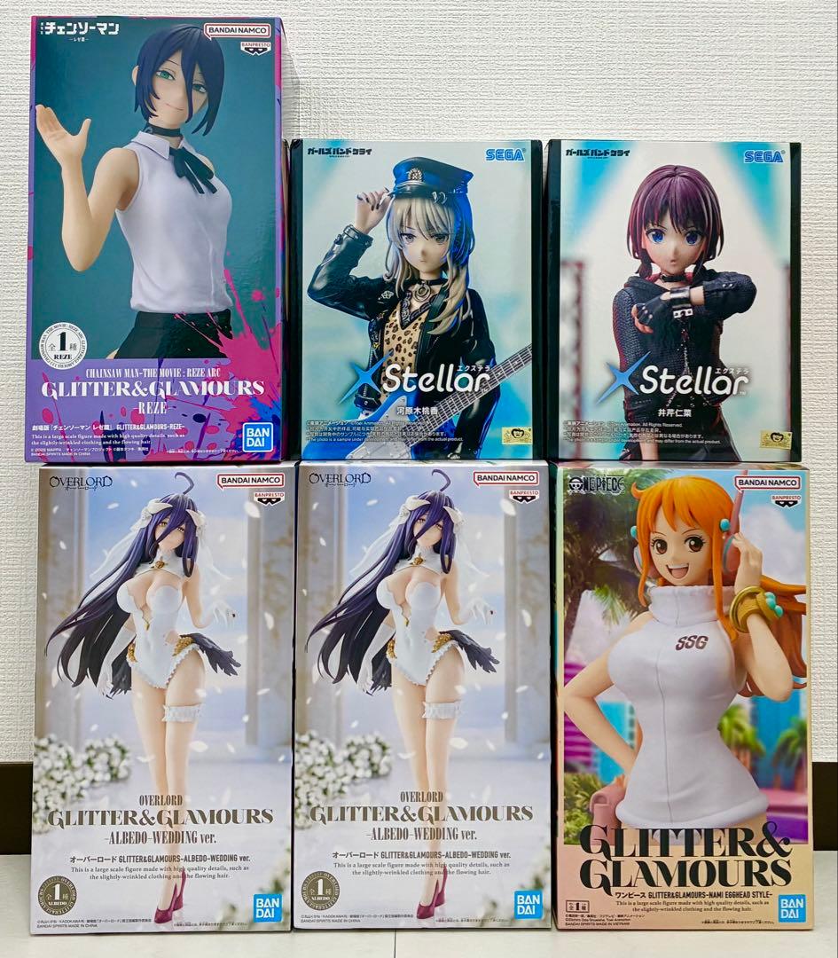 【人気アニメレディースフィギュア 6個セット】✳︎✳︎✳︎！