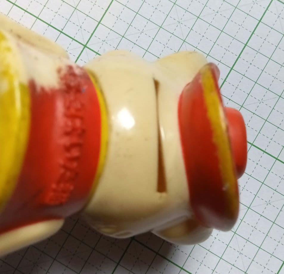 長靴をはいた猫　ソフトビニール人形　貯金箱　昭和レトロ　ソフビ