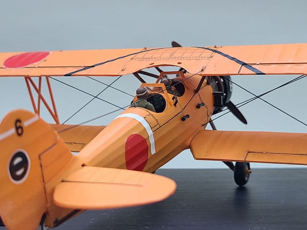 九五式一型乙中間練習機(赤とんぼ) リアルモーターライズ ニチモ1/48完成品