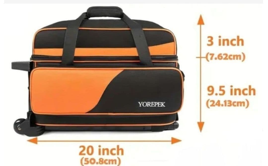 み*ー様 ボウリングバッグ2個用　新品　未使用　コンパクト設計　ボウリングボール