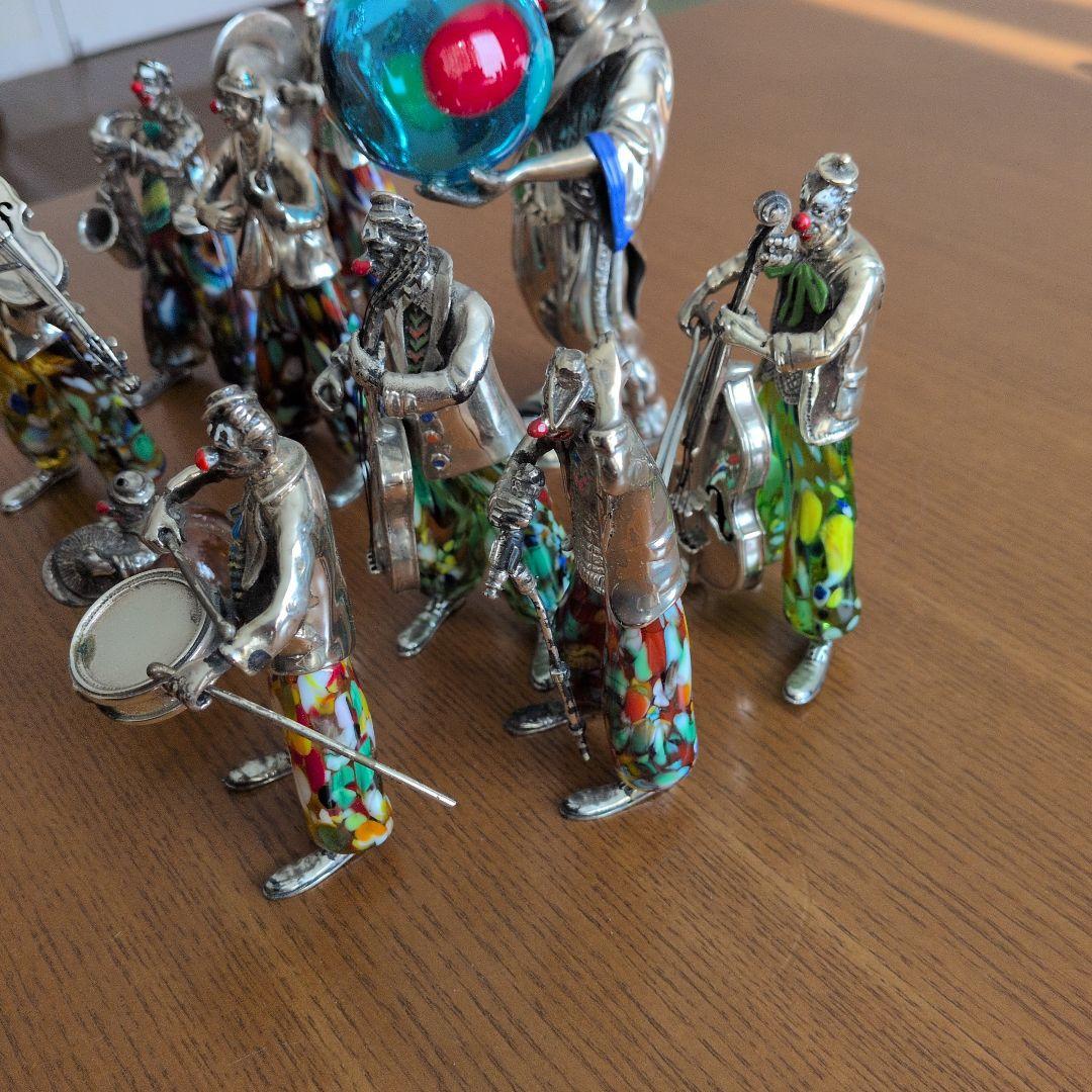 専用再出品 MURANO ムラノガラス ANGINI作 アンティーク人形セット