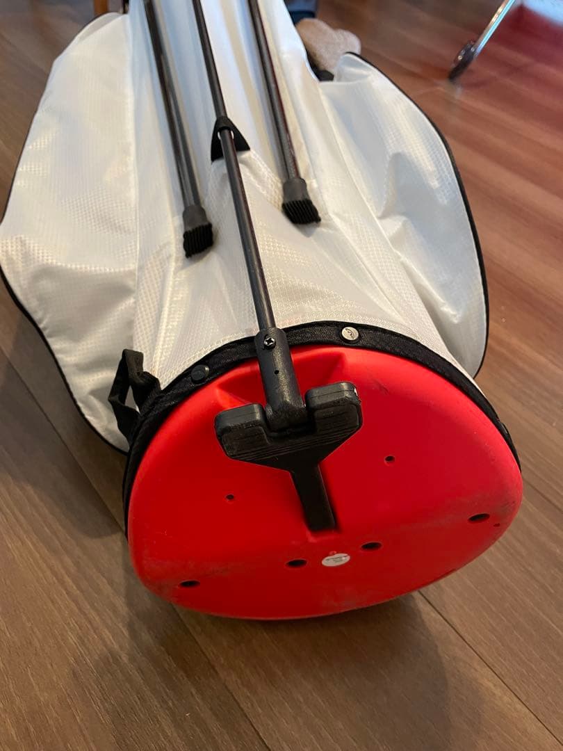 SUN MOUNTAIN スタンドバッグ ホワイト/ブラック/レッド