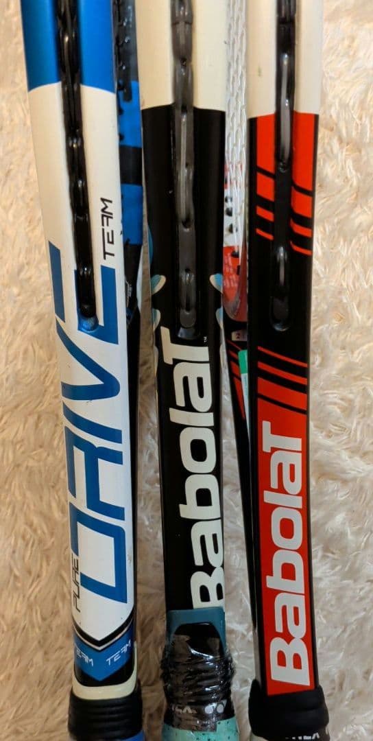 バボラ テニスラケット 3本セット ピュアドライブ他 G2 まとめ売り