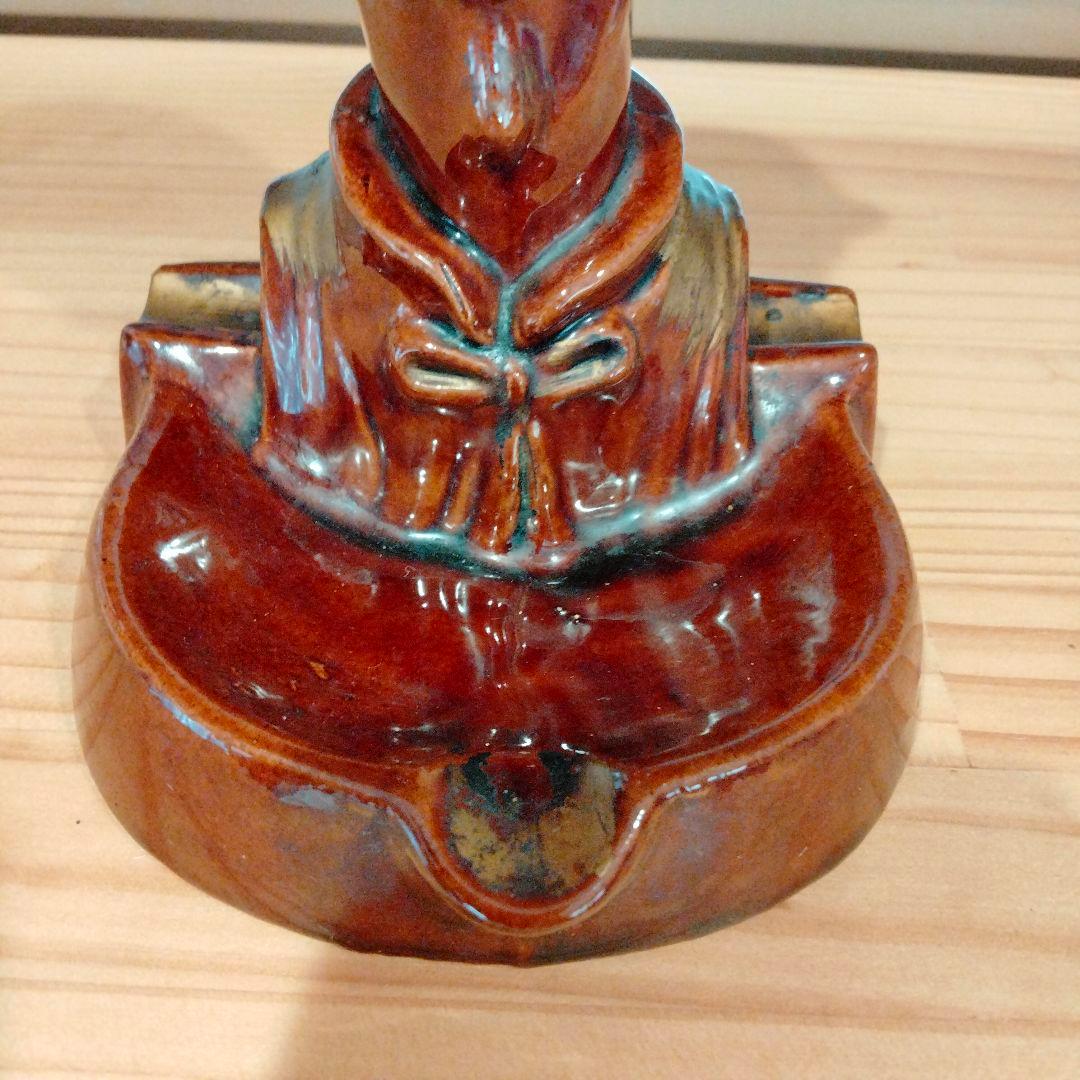 ビンテージ　四つ目　4つ目　置物　ミッドセンチュリー　酔っ払い トレイ