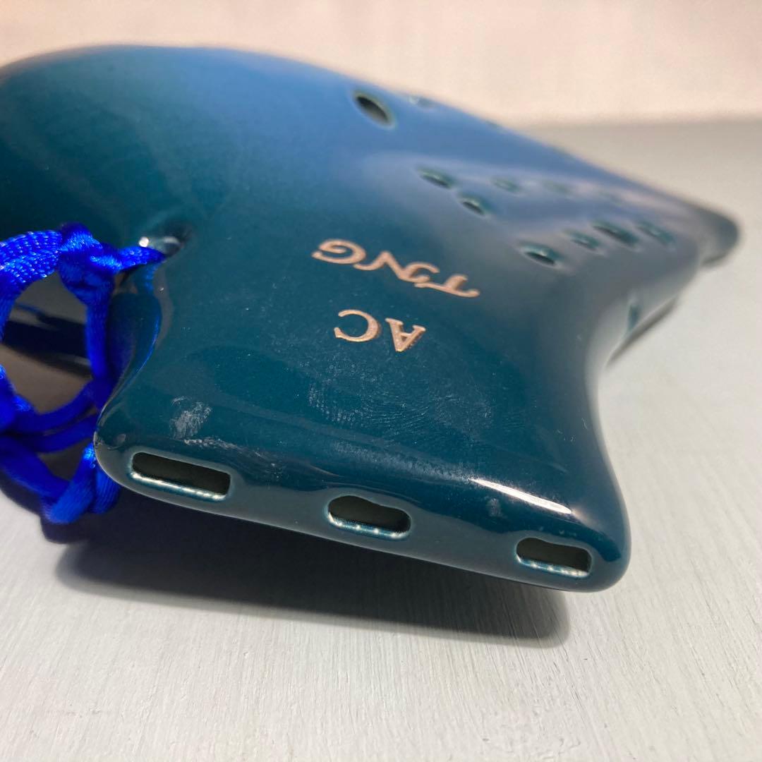 【新品未使用】TNGオカリナ トリプル アルト C管 グラデーションブルー