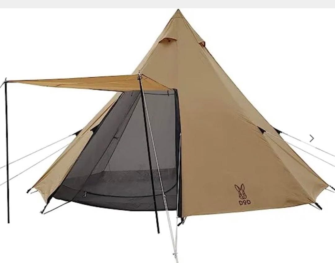 美品DOD ビッグワンポールテントL  グランドシート　タープポール　フルセット