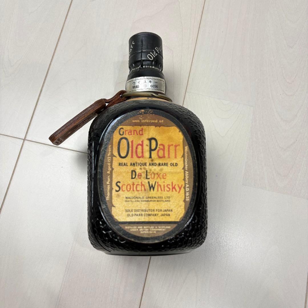 Grand Old Parr De Luxe 特級 革タグ 古酒