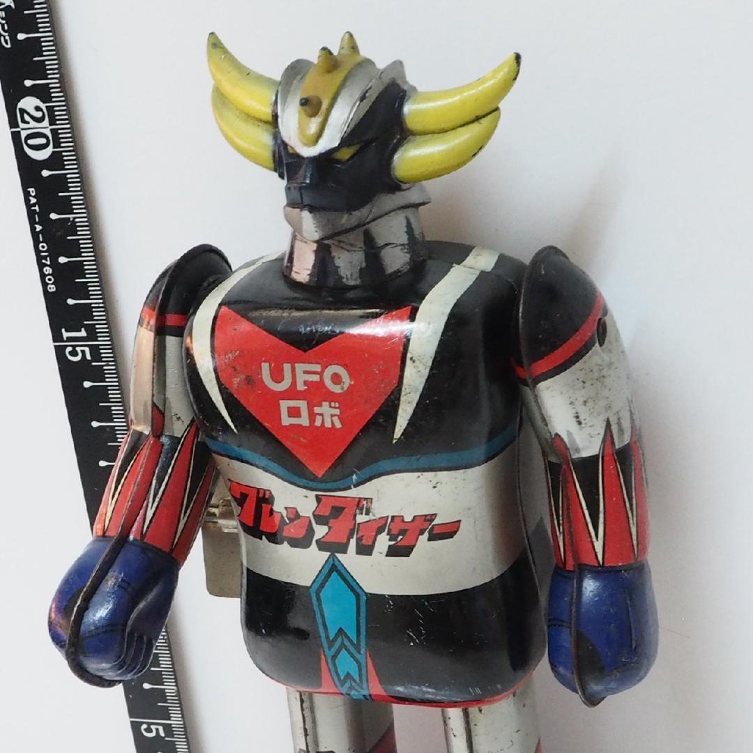 ポピー【UFOロボ グレンンダイザー動作確認済】ブリキ ゼンマイ歩行 TIN