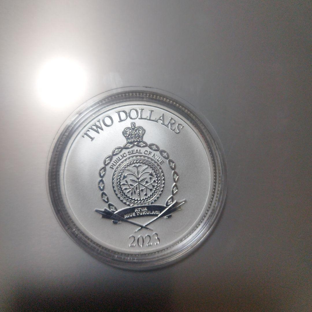 2023年 ウサギデザイン 2ドル銀貨