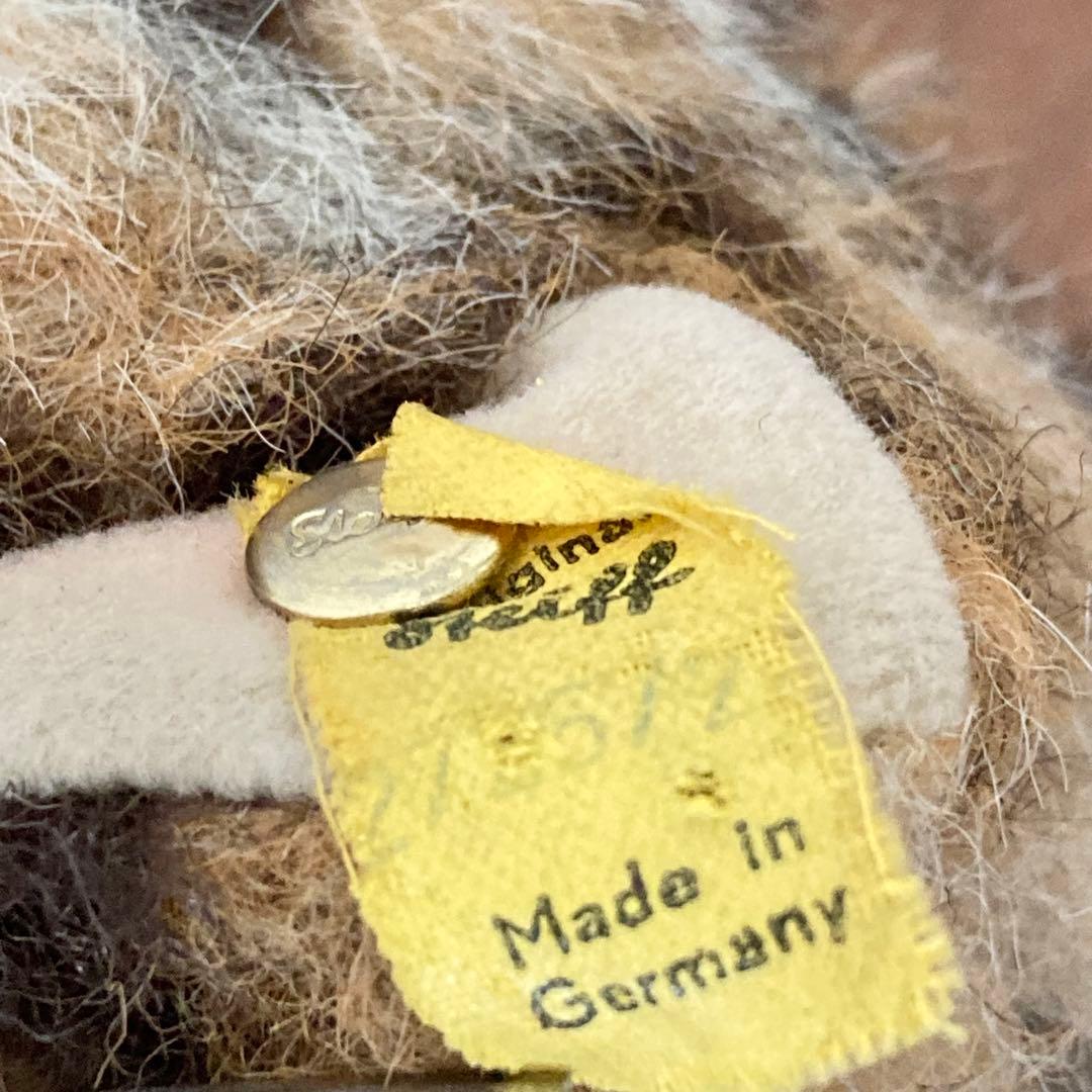 シュタイフ　猫　ネコ　茶トラ　ぬいぐるみ　ドイツ　ヴィンテージ