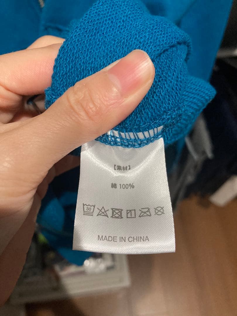 DREAMLAND LOGO Zipup Hoodieピーコックブルー　オーラル