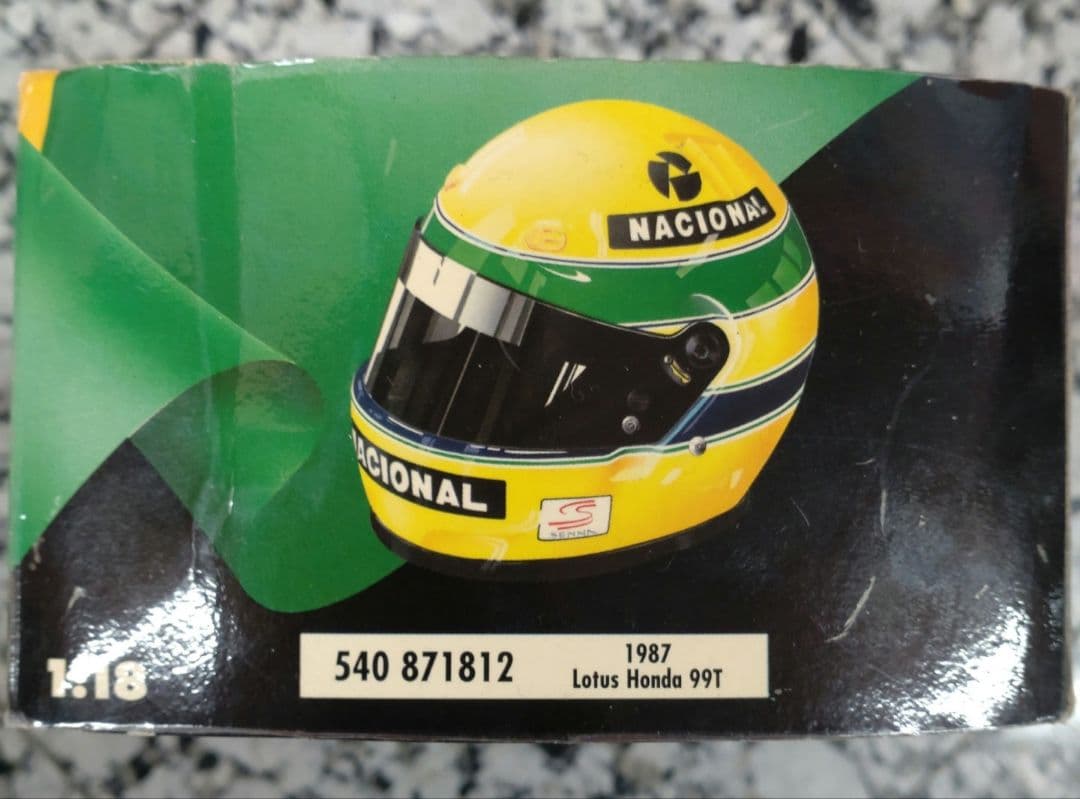 ミニチャンプス 1/18 ロータス 99T A・セナ 1987 CAMEL仕様