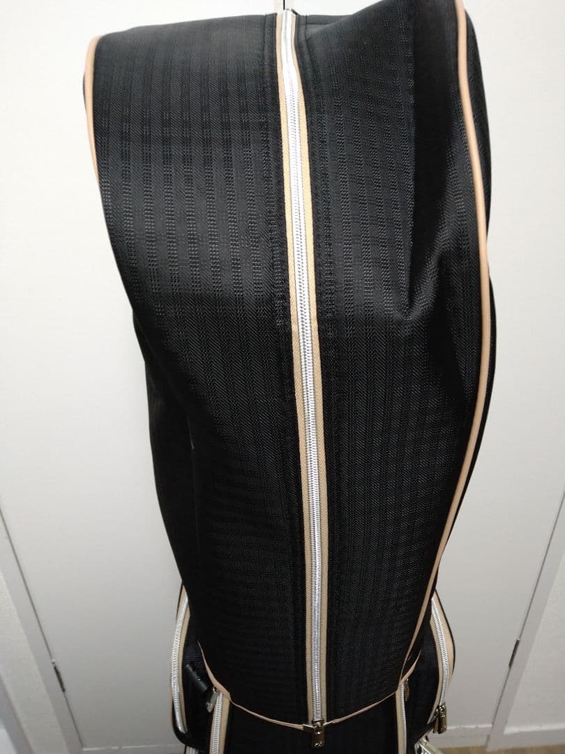 Heal Creek ゴルフバッグ・キャディバッグ 黒/ベージュ