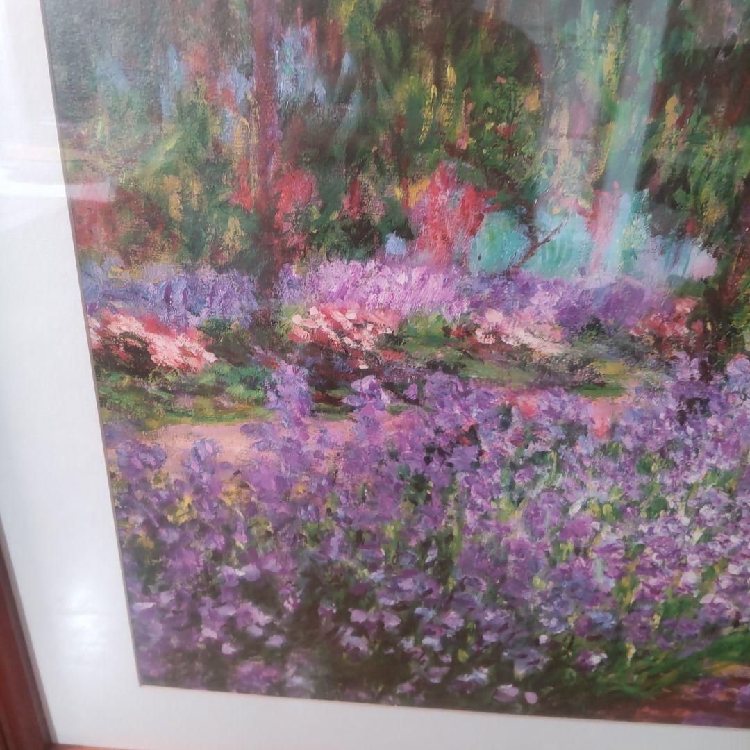 MONET　モネ　大型　絵画　1900年　ジヴェルニーのモネの庭