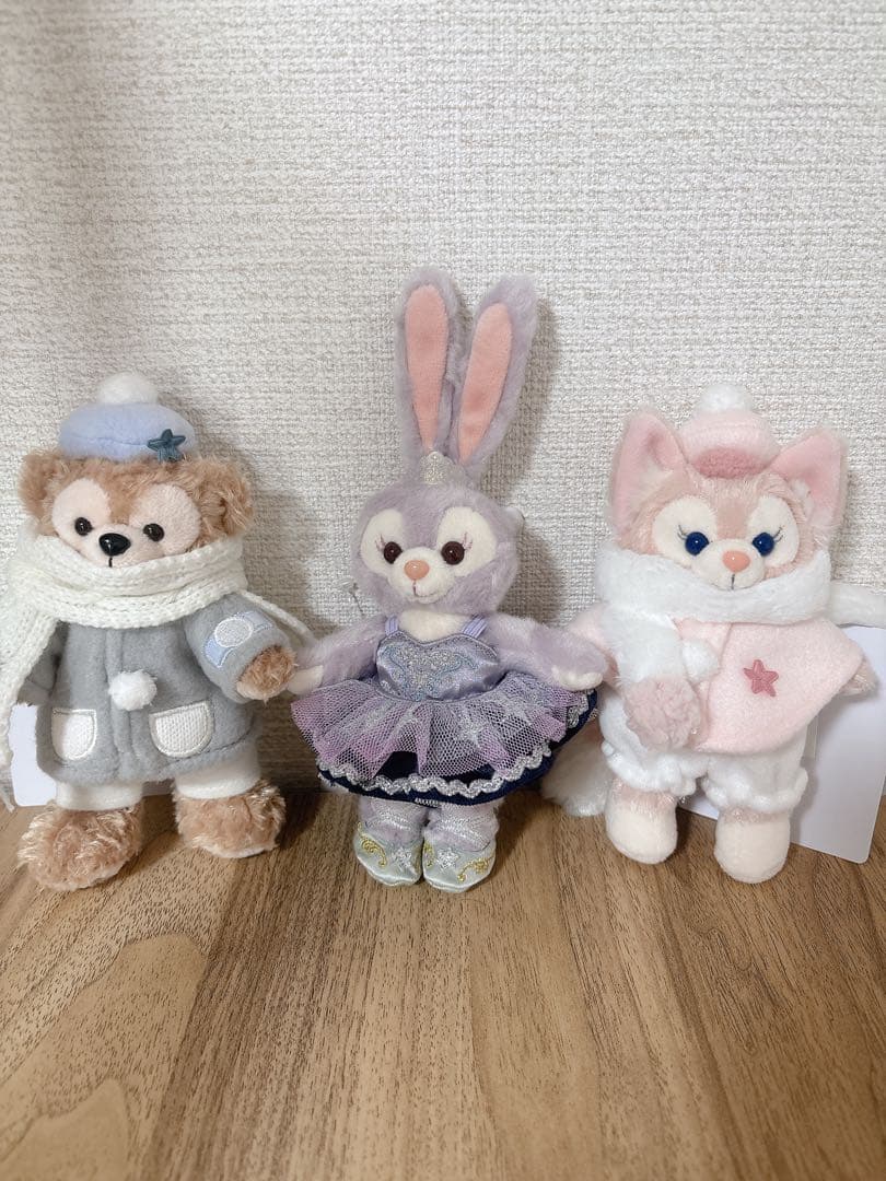 ダンシングスノーフレークスぬいぐるみバッジ　3セット
