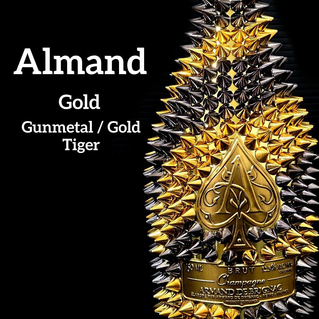 【24時間以内発送】 アルマンド ガンメタ ゴールド タイガーストライプ