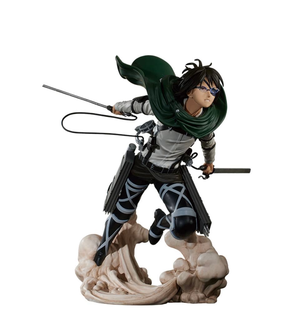 進撃の巨人　一番くじ　B賞リヴァイ　C賞ハンジ　A賞 獣の巨人 3体セット