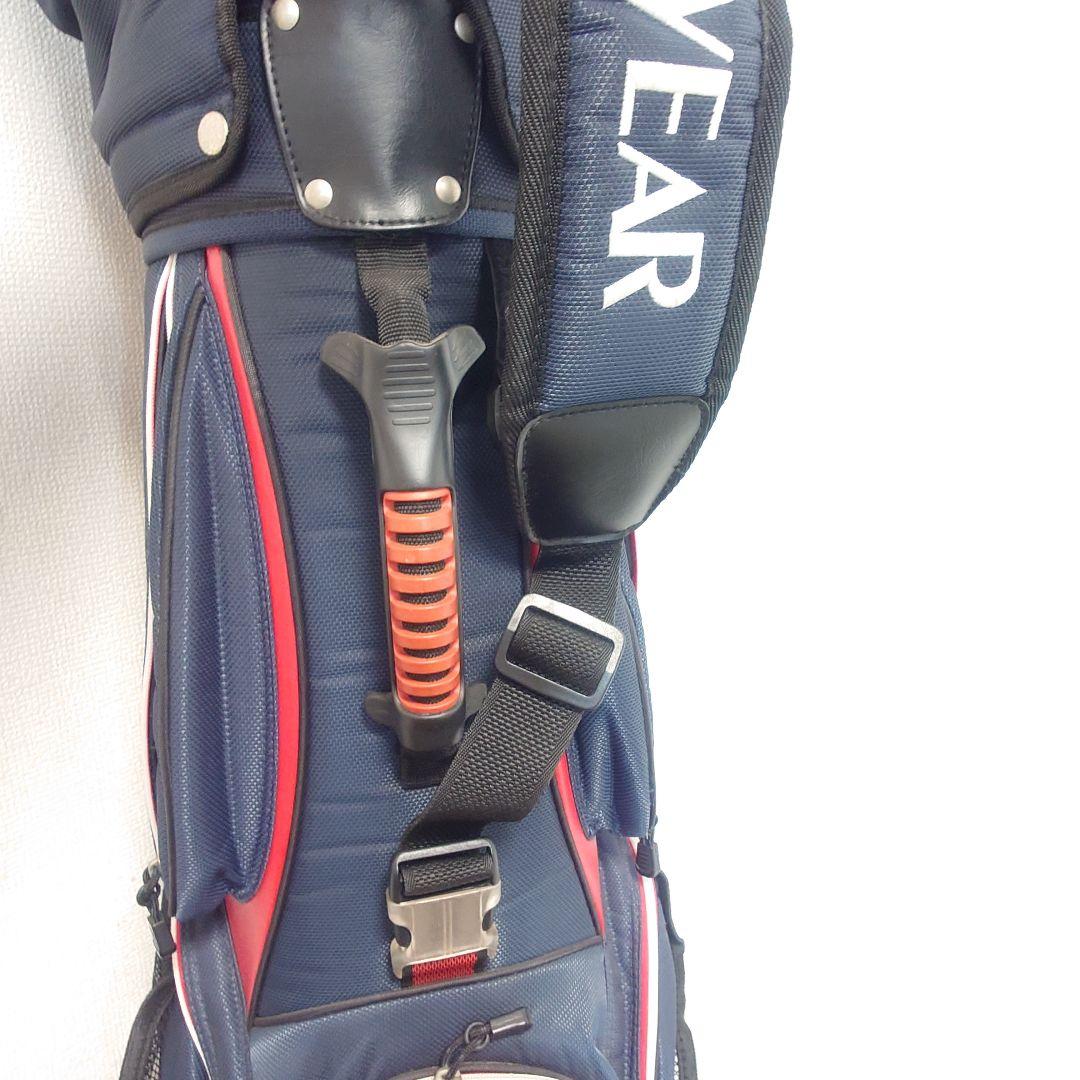 Munsingwear キャディバッグ ネイビー/レッド