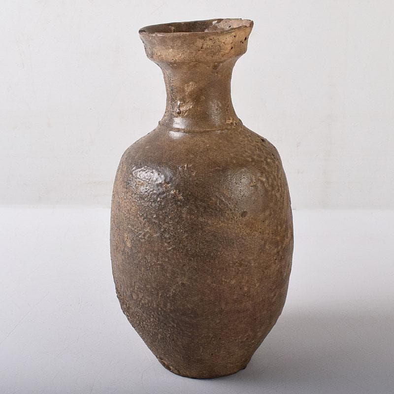 朝鮮美術　李朝　高麗青磁　碗口瓶　時代箱付　V　R8416B