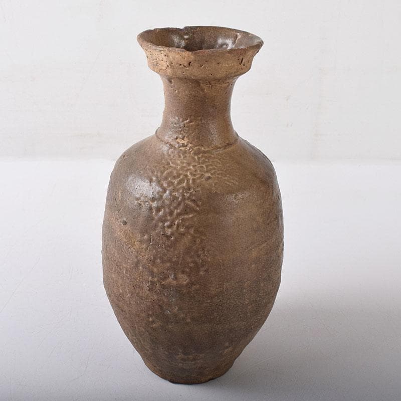 朝鮮美術　李朝　高麗青磁　碗口瓶　時代箱付　V　R8416B