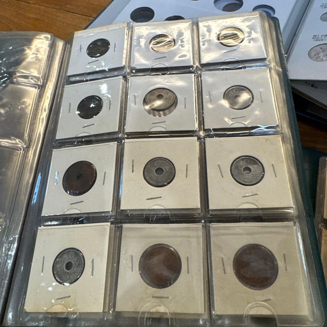 早い者勝ち　旧貨幣　アルバムセット 3冊　97個　古銭　コレクション