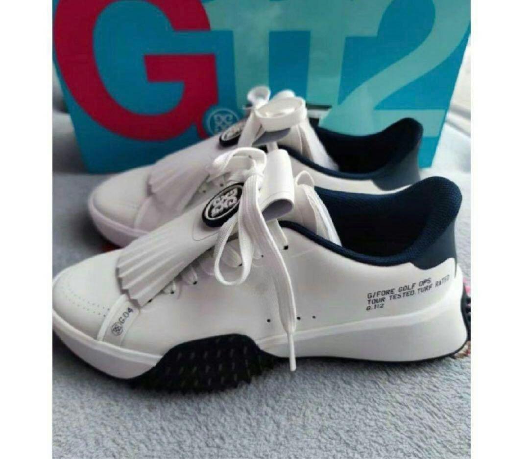 ジーフォアレディース 靴 ホワイト スニーカー ゴルフシューズG/FORE