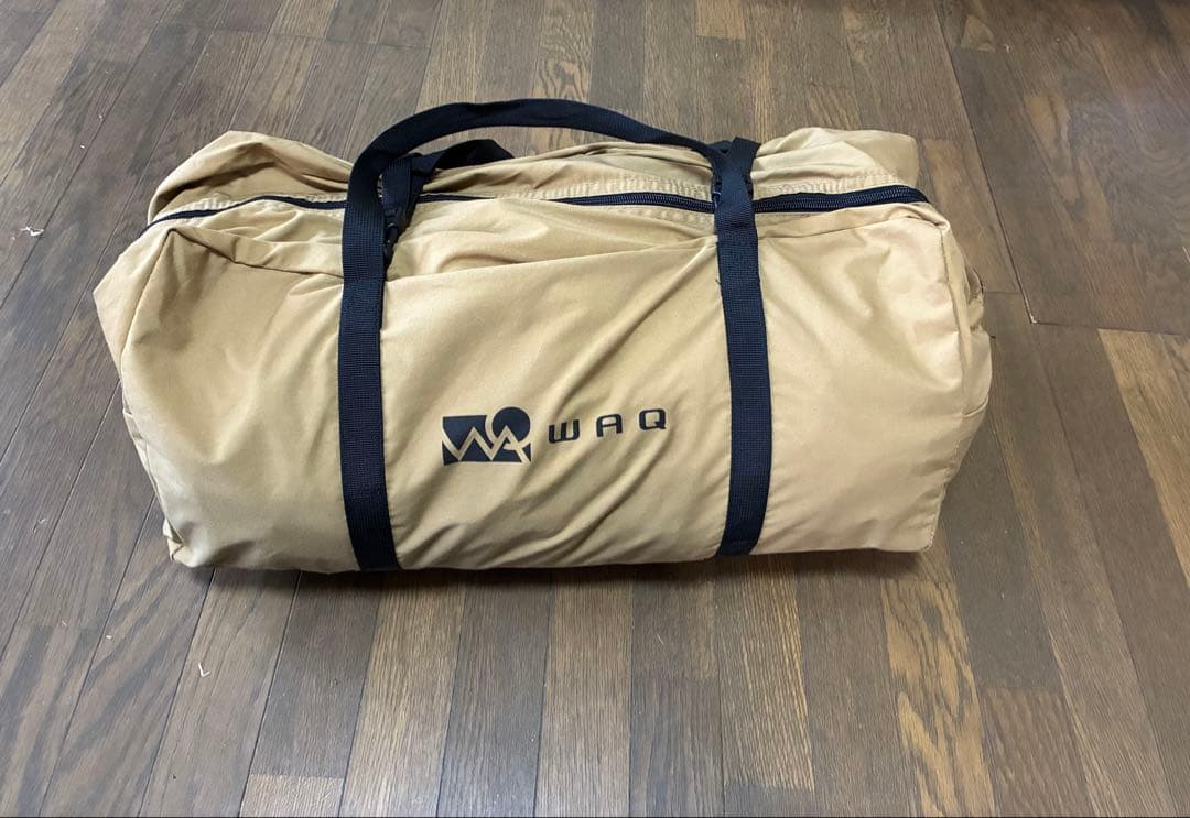 WAQ Alpha T/C　ソロ用ティピテント（他社製二股ポール付き）