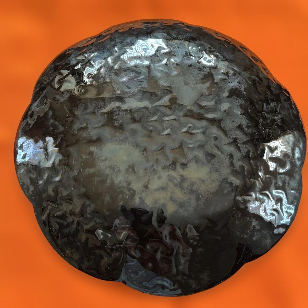 七宝焼　独楽つなぎ　干菓子器