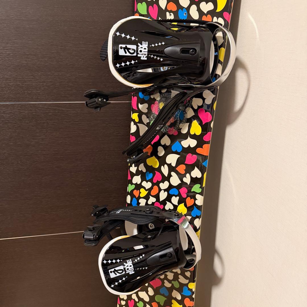 JOYRIDE ★スノーボード　150cm ハート柄　ビンディング