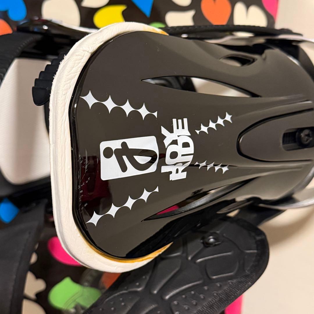 JOYRIDE ★スノーボード　150cm ハート柄　ビンディング