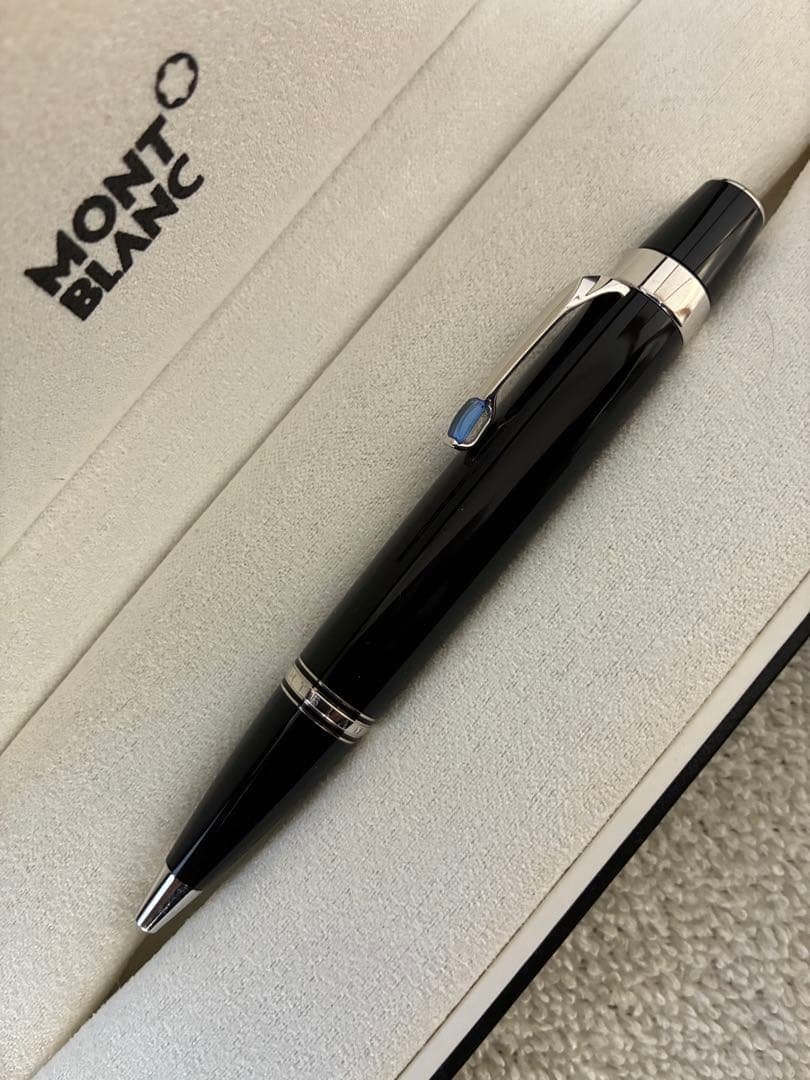 ◾️プラチナ◾️モンブラン◾️ボエム ボールペン◾️ブルーストーン◾️化粧箱付属◾️筆記良◾️