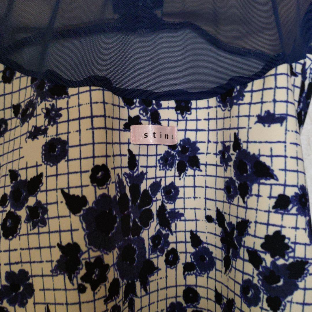 stinaレオタード新品未使用typeL navy ray M スティナ