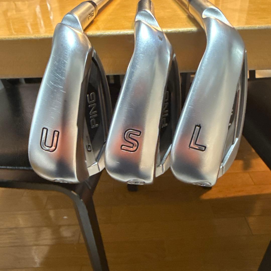 希少 G425 アイアン U S L 3本 MCI-60/70 R ブラック