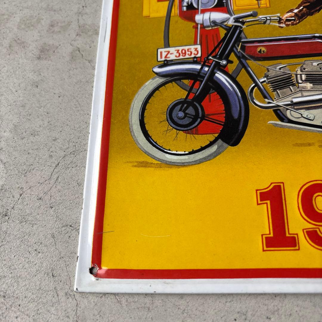 SHELL 1928年　ヴィンテージ　広告プレート