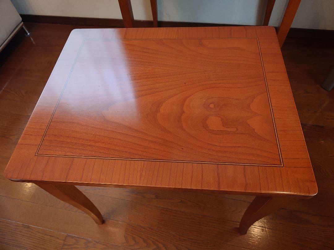 最終お値下げ！〈セルバ社〉イタリア家具☆木製ネストテーブル 3段式 ブラウン