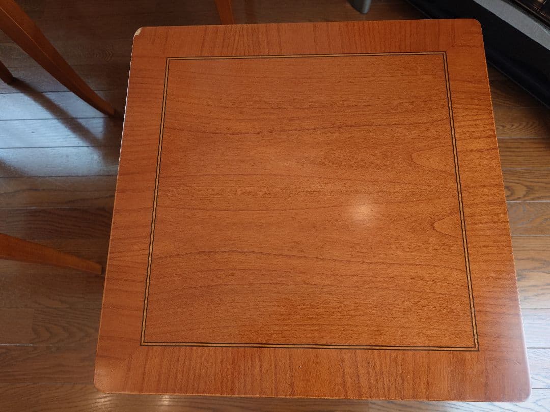 最終お値下げ！〈セルバ社〉イタリア家具☆木製ネストテーブル 3段式 ブラウン