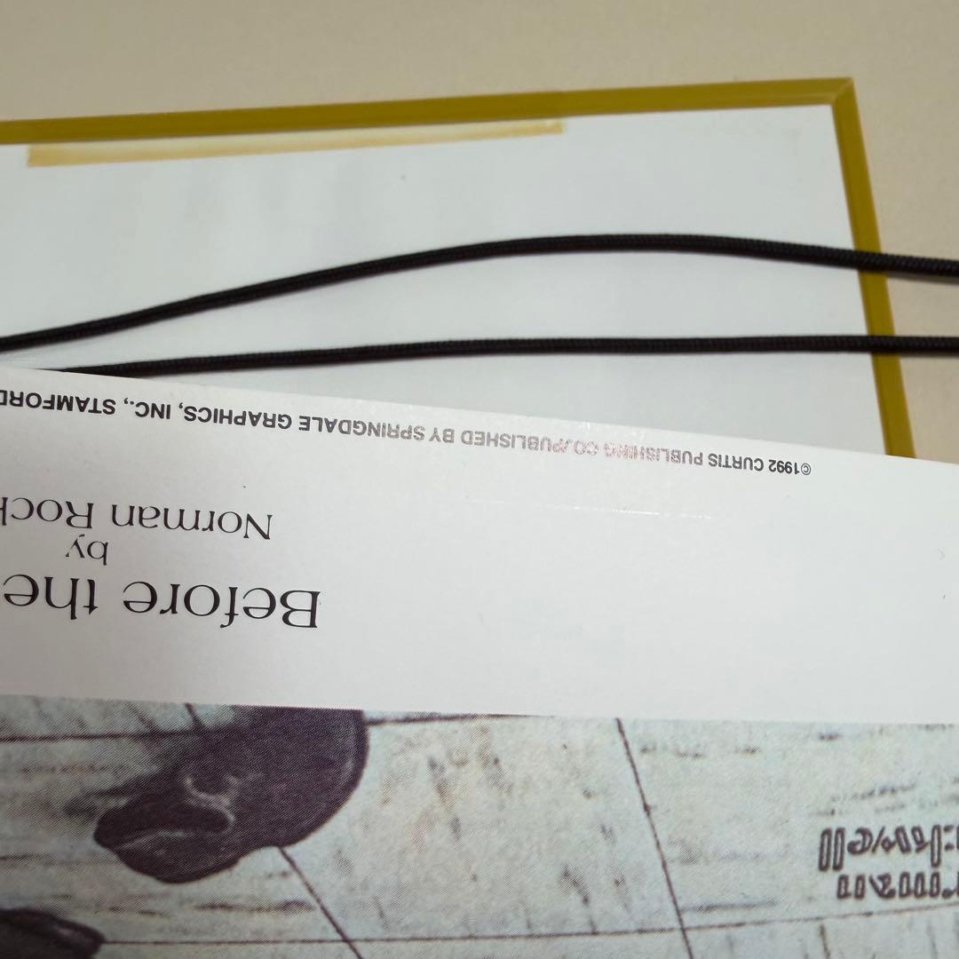 USA ヴィンテージ カーティス ノーマン・ロックウェル 額装 アート ポスター