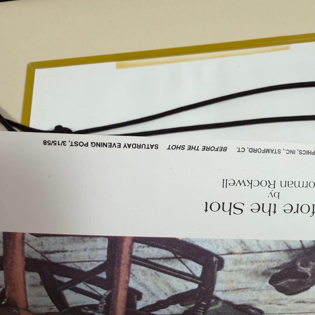 USA ヴィンテージ カーティス ノーマン・ロックウェル 額装 アート ポスター