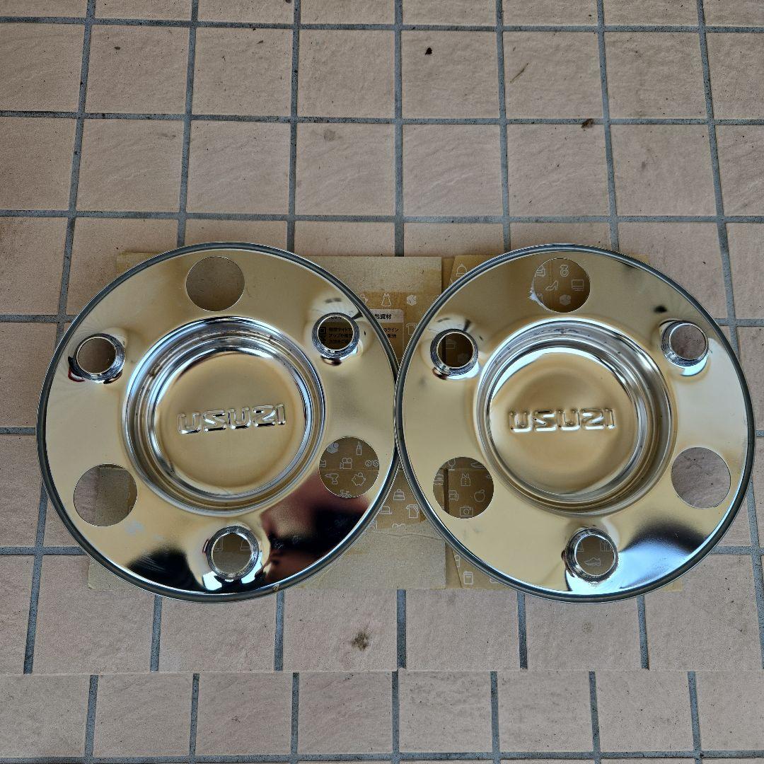 ISUZU ホイールカバー 2個セット アルミホイール ホイールキャップ